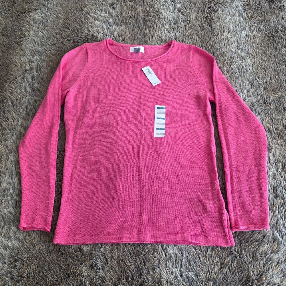 Bright Pink Sweater with tags Small Petite